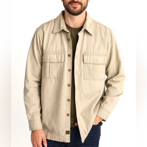 Vintage Arrow Blue Jean Button Down Work Coat Quilted Utility Jacket, Size M - Picture 11 of 11